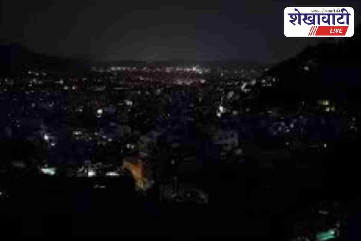 Officials overseeing blackout and mock drill preparations in Rajasthan