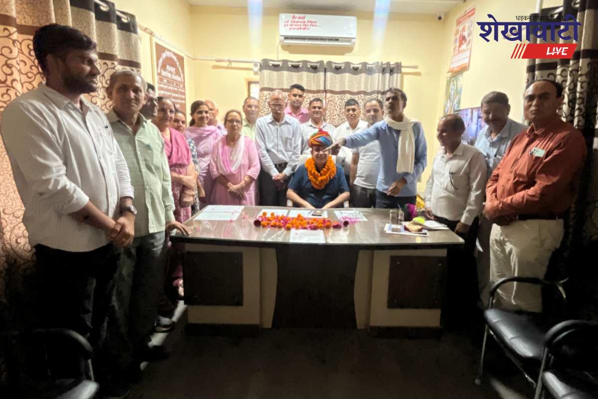 Jaydeep Jhajharia takes charge as DEO in Jhunjhunu office