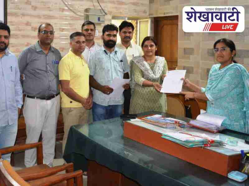 IT staff submits memorandum for new cadre posts in Panchayati Raj Churu