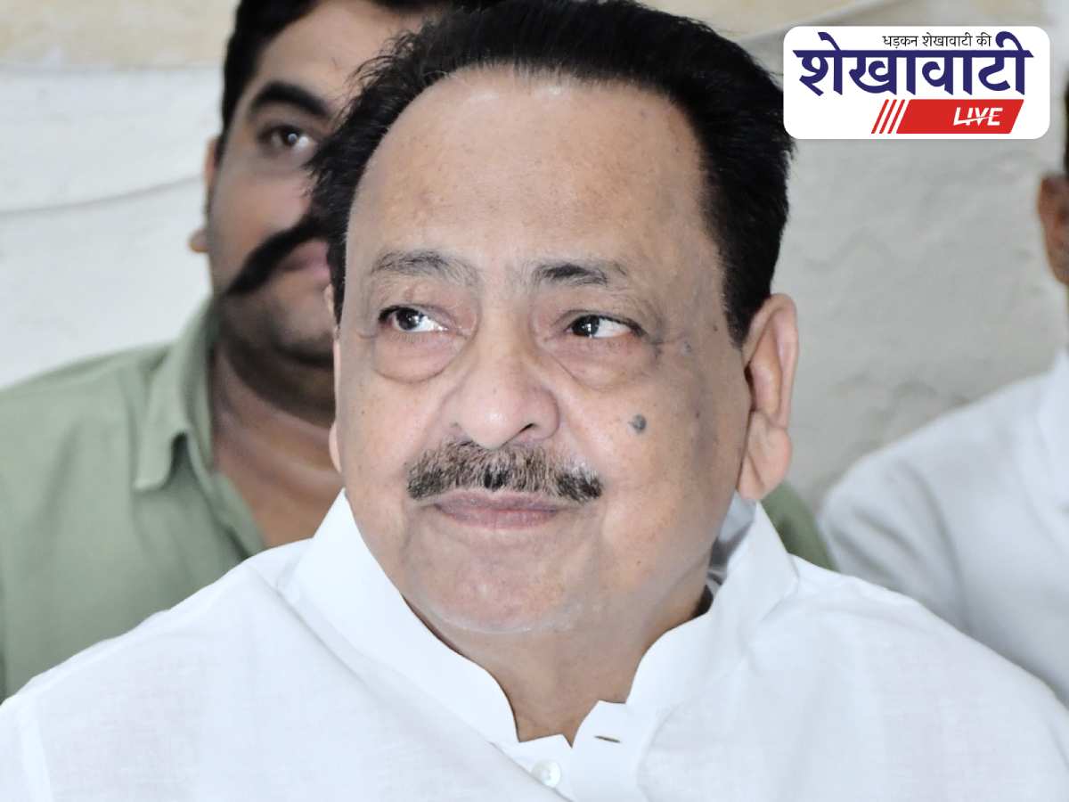 Congress leader Mandeliya addresses rally workers in Churu, thanks team