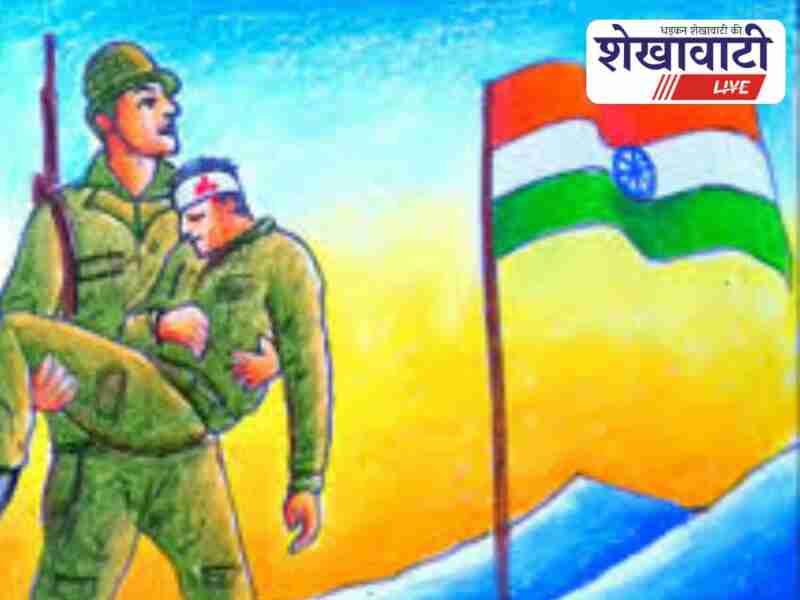 Ex-army personnel enrolled for civil defense in Sikar, Rajasthan