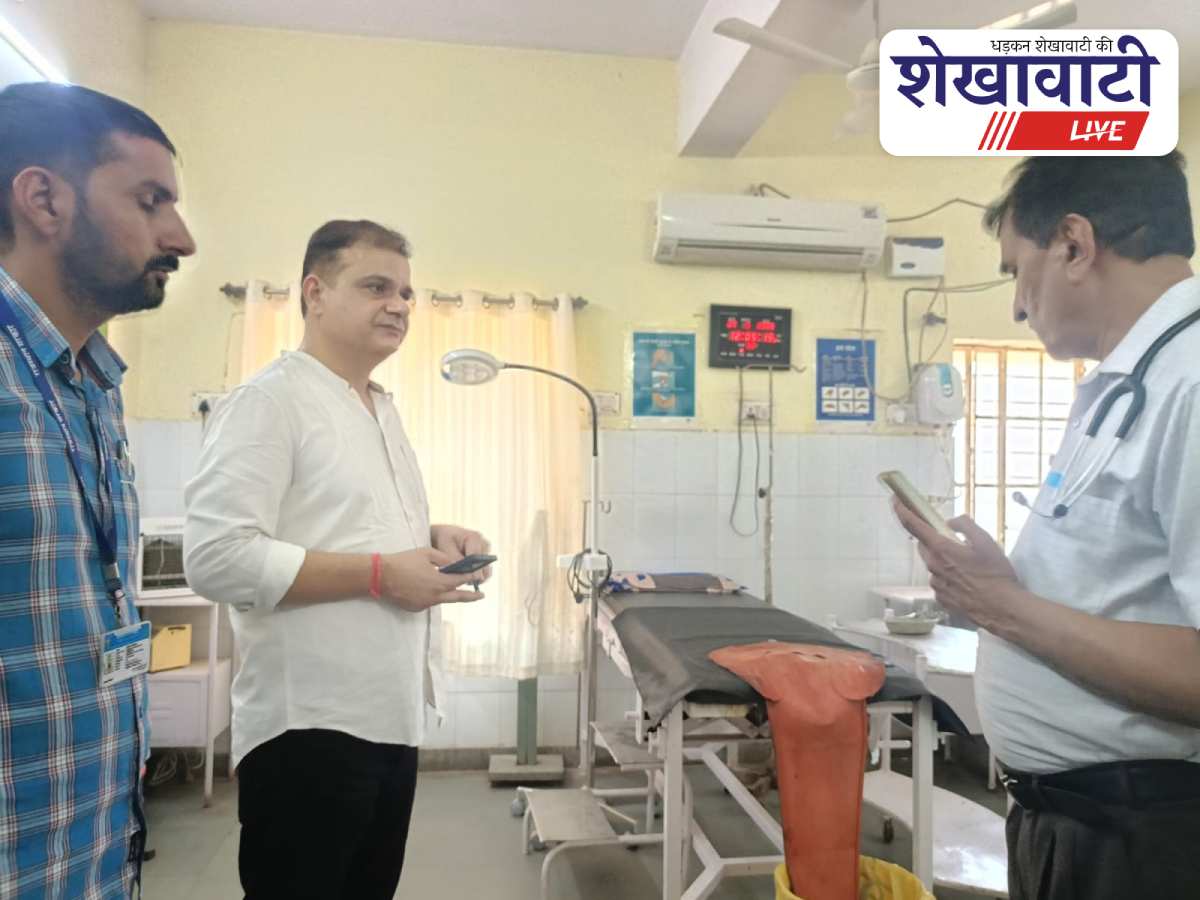 Dr Vishal Singh inspects CHCs in Sikar for summer preparedness