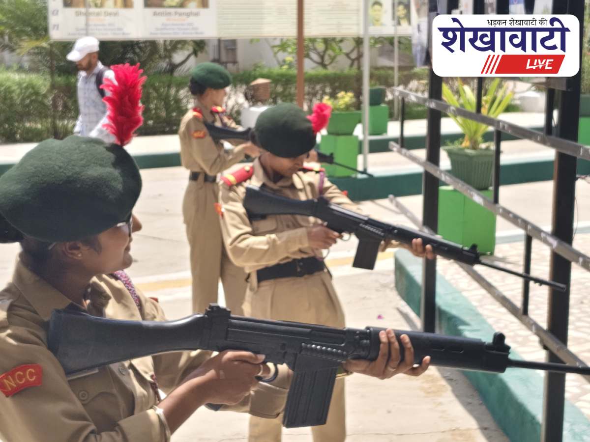 NCC cadets perform emergency mock drill at JJTU Churu campus