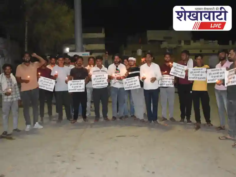 Candle march in Churu for Pahalgam terror attack victims