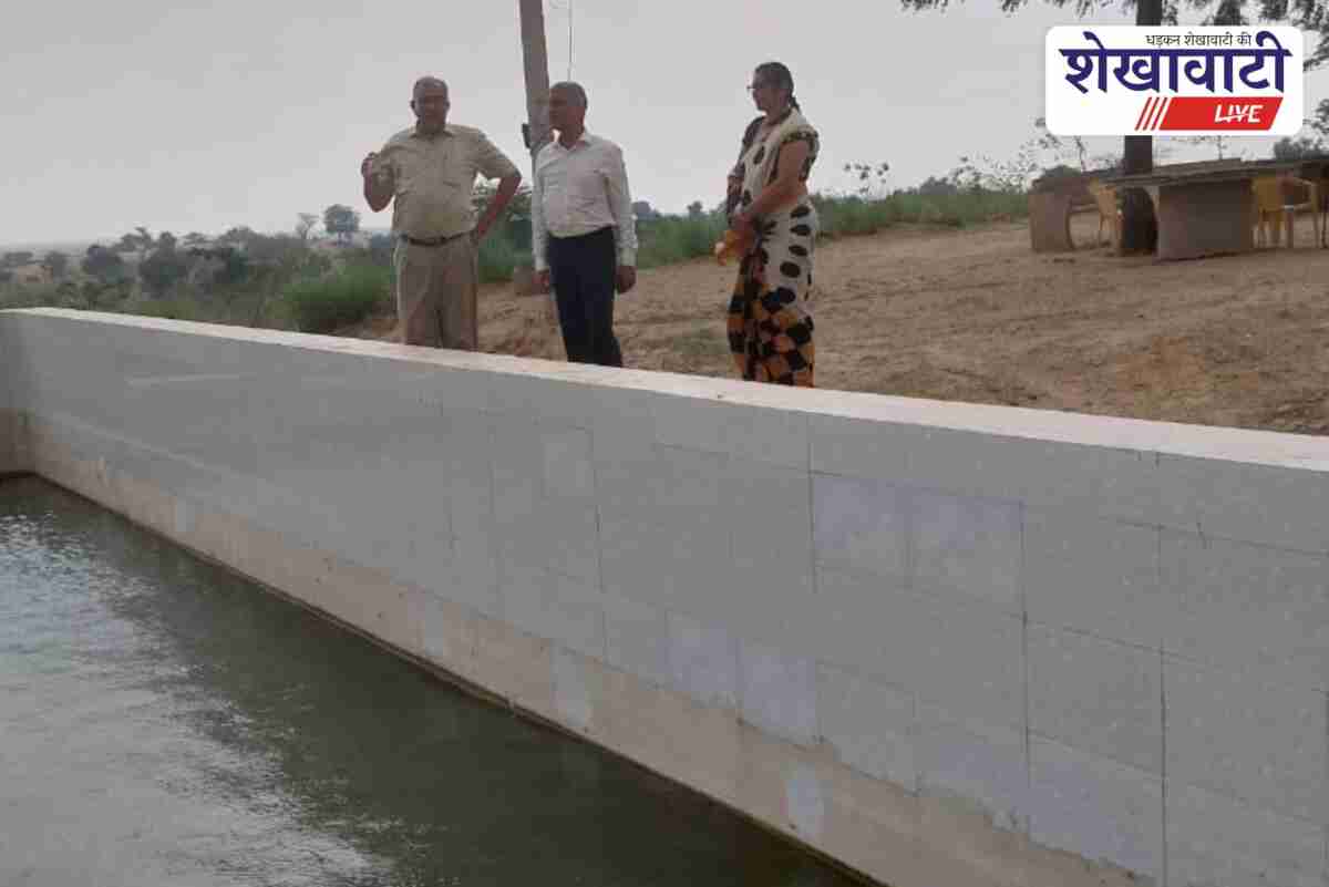 ADC Jaswant Singh inspecting Sujangarh tehsil and plantation site