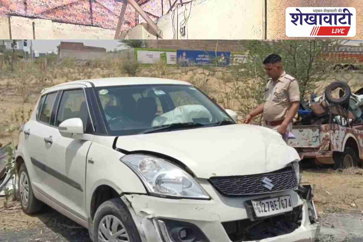 Two cars collide on Ratangarh highway, no casualties reported