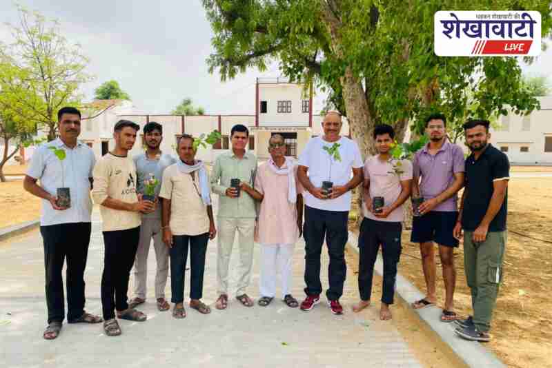 Bhagat Singh campaign tree plantation in Ratan Garh
