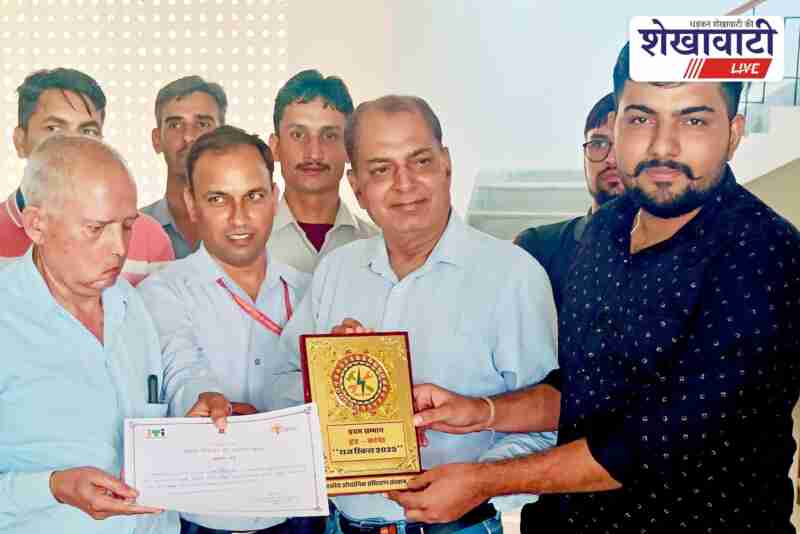 SMTI Bagar trainee Ankit wins first in district-level Raj Skill