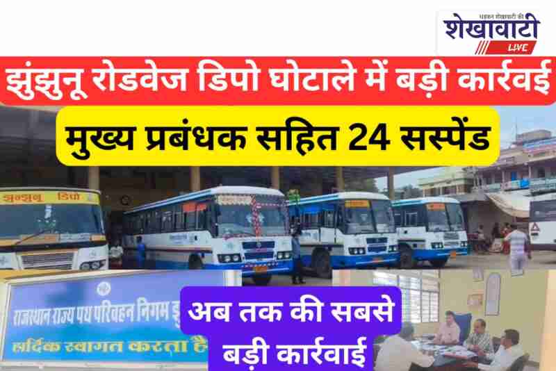 Jhunjhunu Roadways depot salary scam: 24 employees suspended