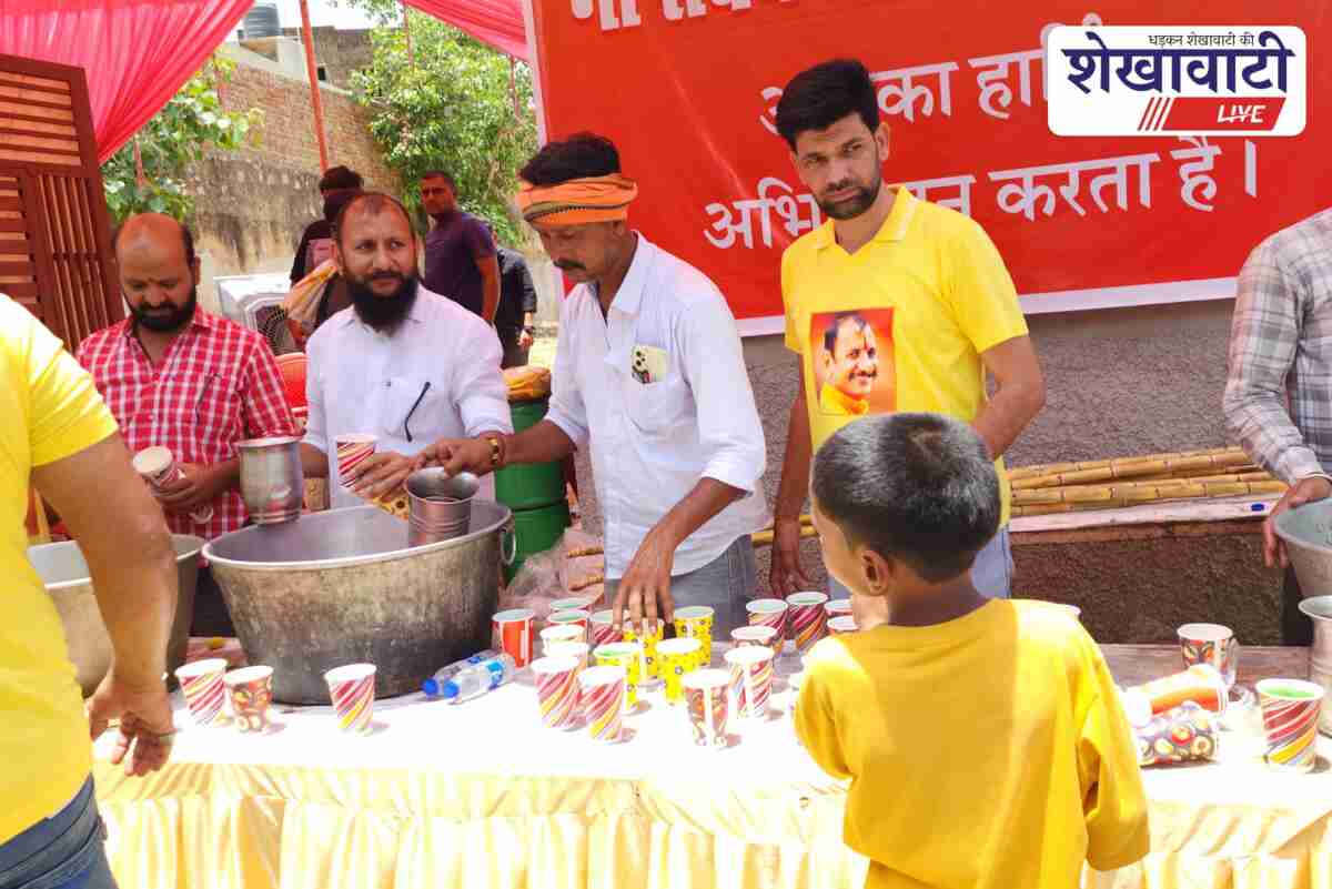 Gausamvardhan Institute’s juice and fruit distribution on Nirjala Ekadashi