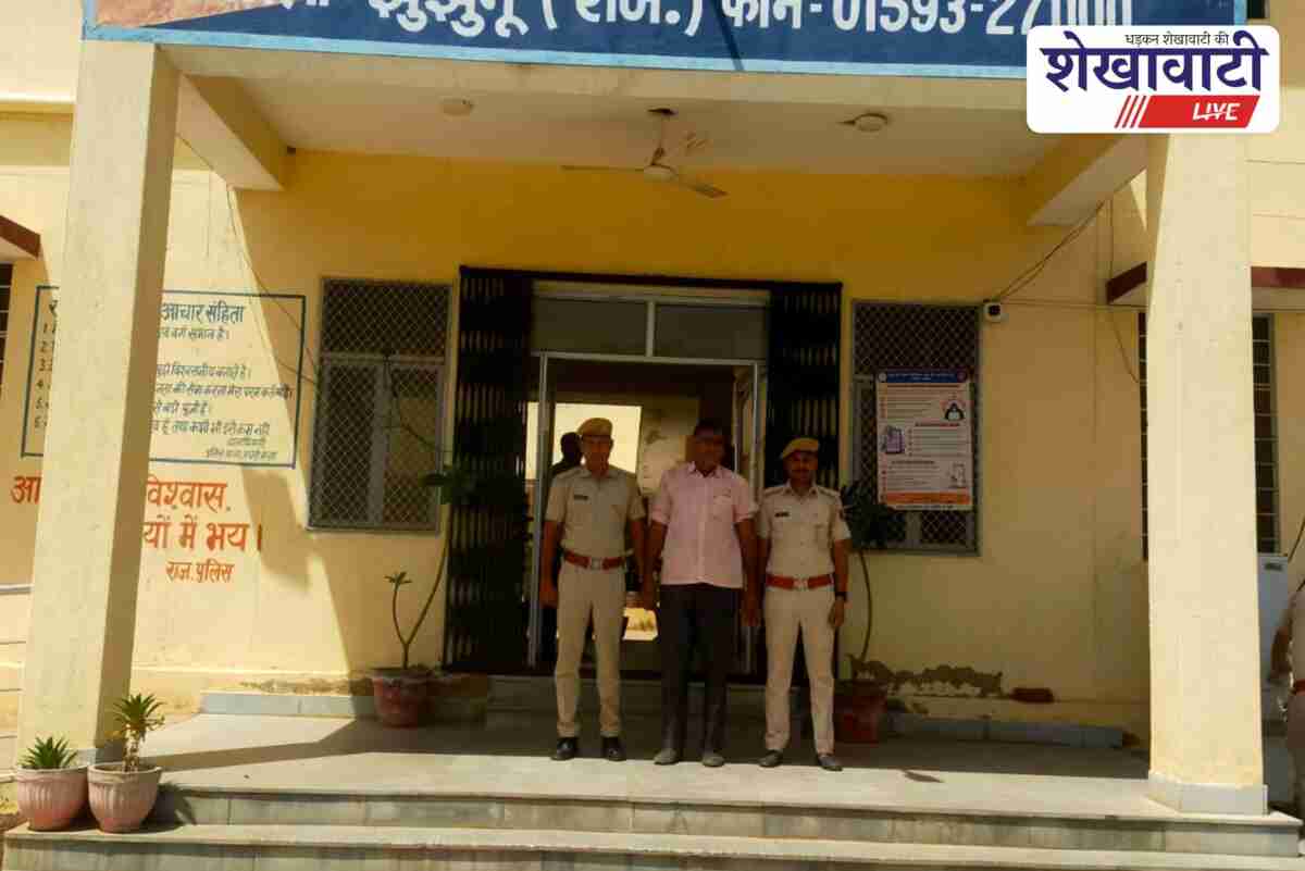 Jhunjhunu Pacheri Kalana police arrest cow smuggler, recover cows