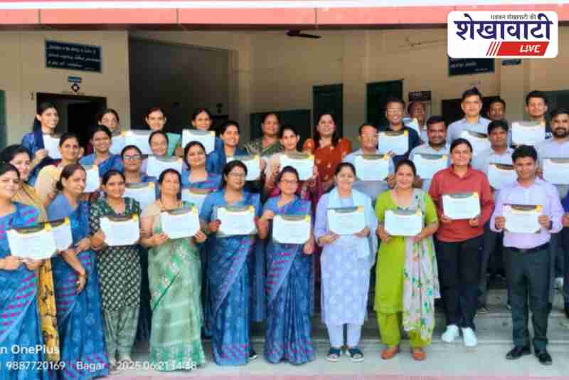 Teachers attend NEP-focused workshop at Jyoti Vidyapeeth School Bagar