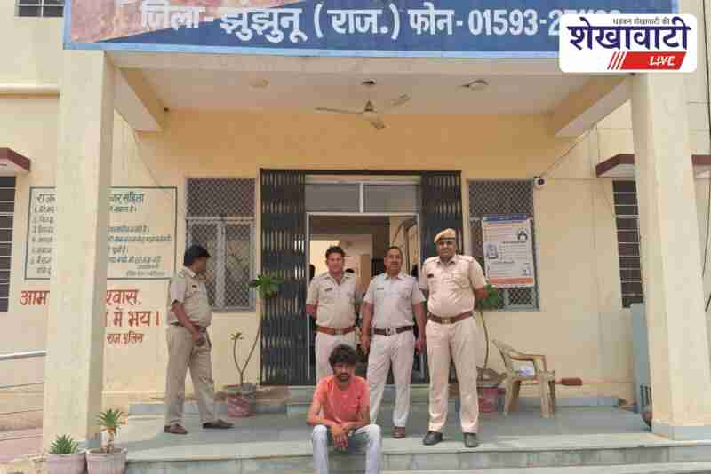 Jhunjhunu police arrest Yogesh alias Bajar in extortion case