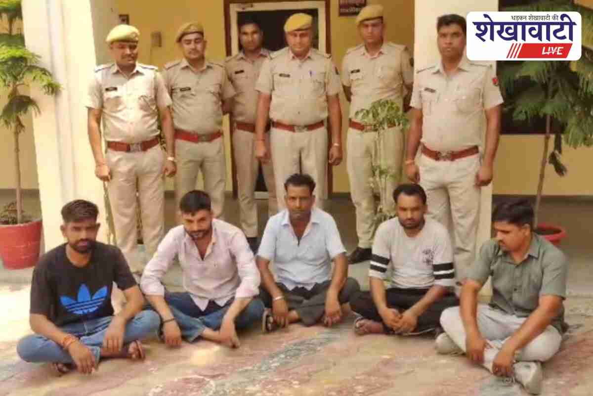 Churu police arrest five including warrant accused in Rajaldesar