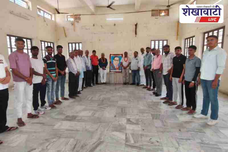 Dr. Sampat Barupal and Ganpat Ram Reger honored at Ambedkar Bhawan, Jhunjhunu