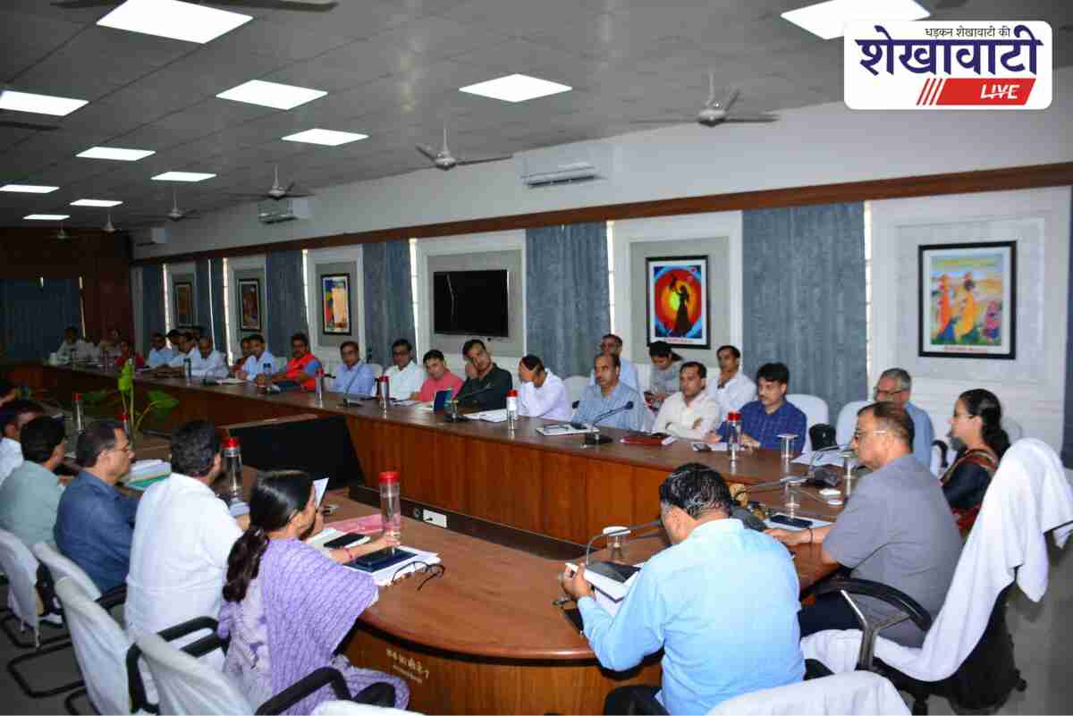 Sikar officials discuss Jal Jeevan Mission progress in meeting