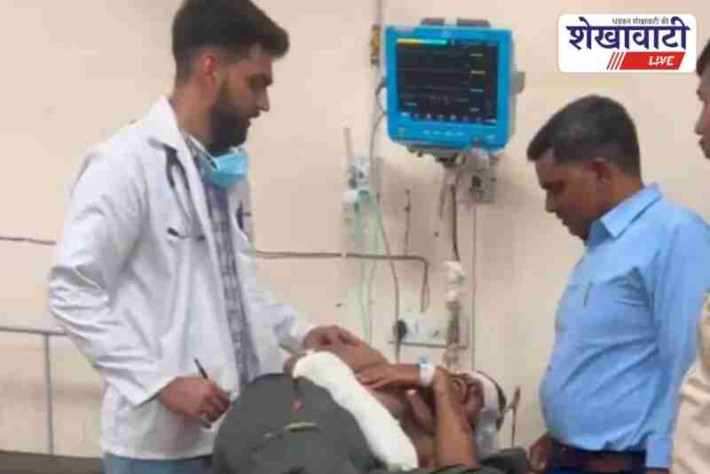 Luxury car overturned in Churu, 71 kg doda posta recovered