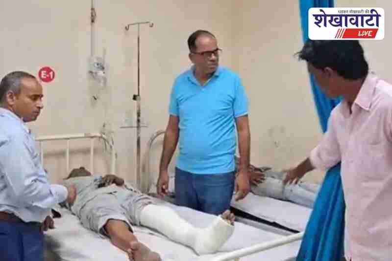 Churu emergency ward treating grandfather and grandson after assault