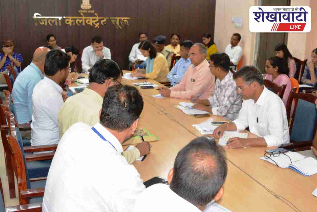 Churu Collector reviews rain prep, schemes and I-Day arrangements