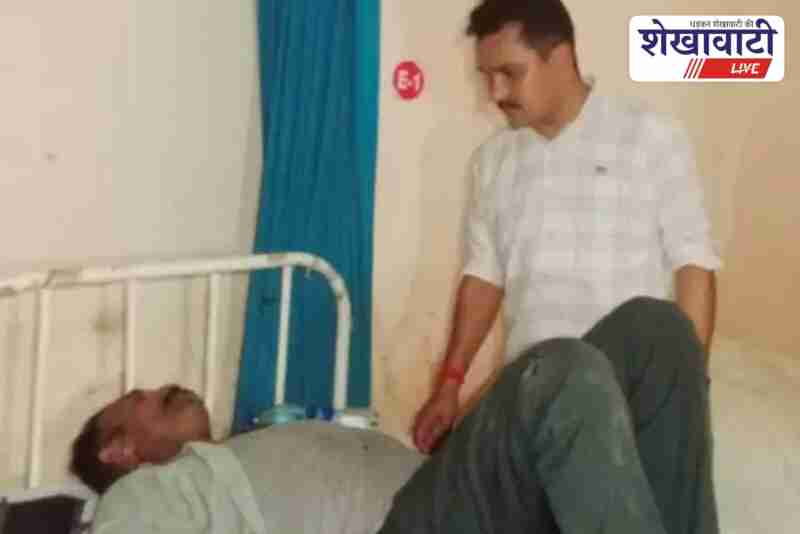 Injured men in Churu accident after pickup hits scooty