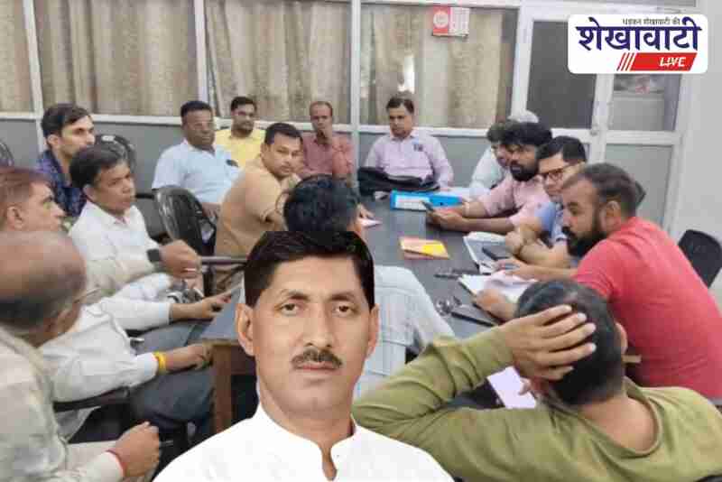 MLA Bhagwanaram Saini supports journalists in Jhunjhunu information center case