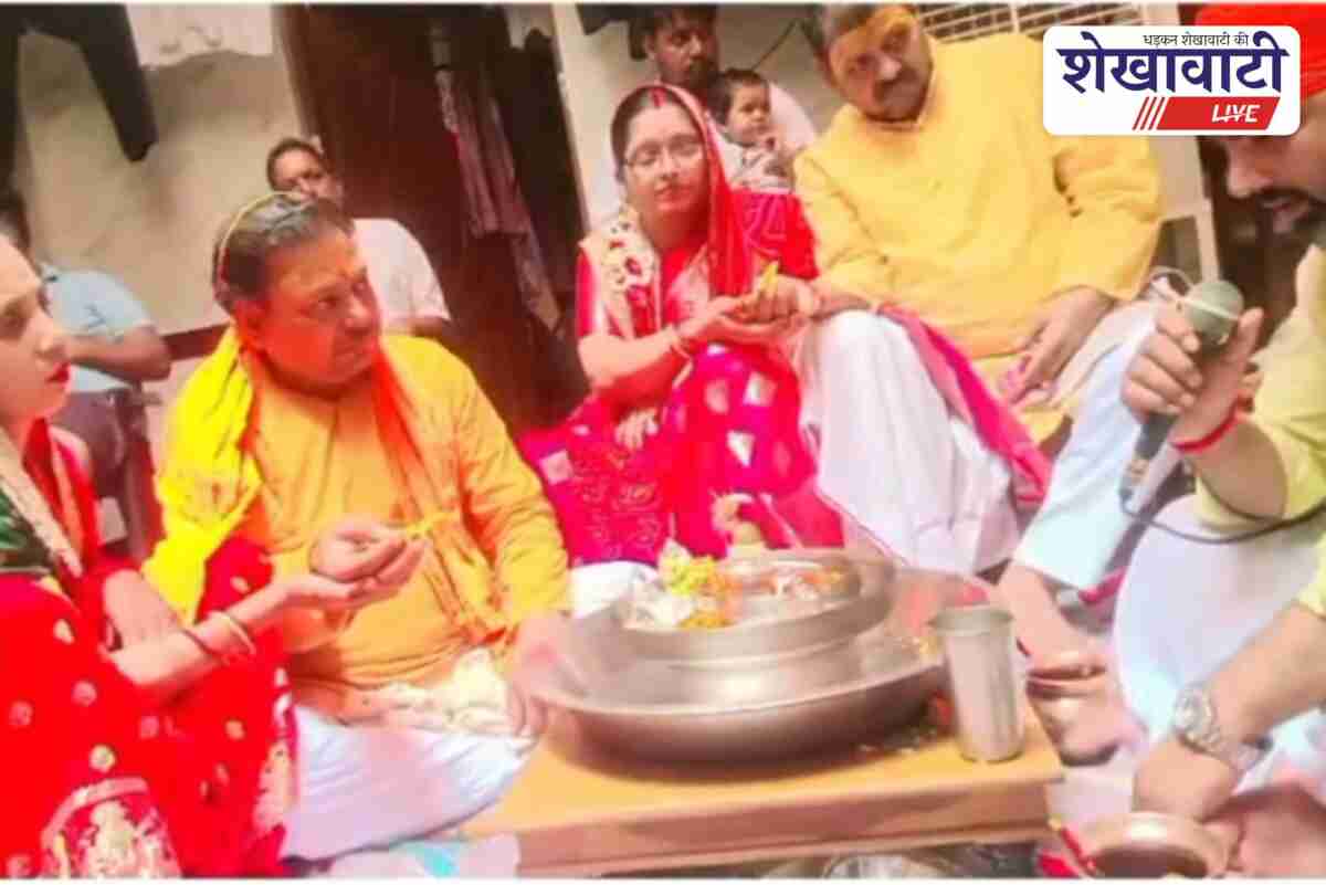 Banka family performs Rudrabhishek of Lord Shiva in Jhunjhunu during Sawan