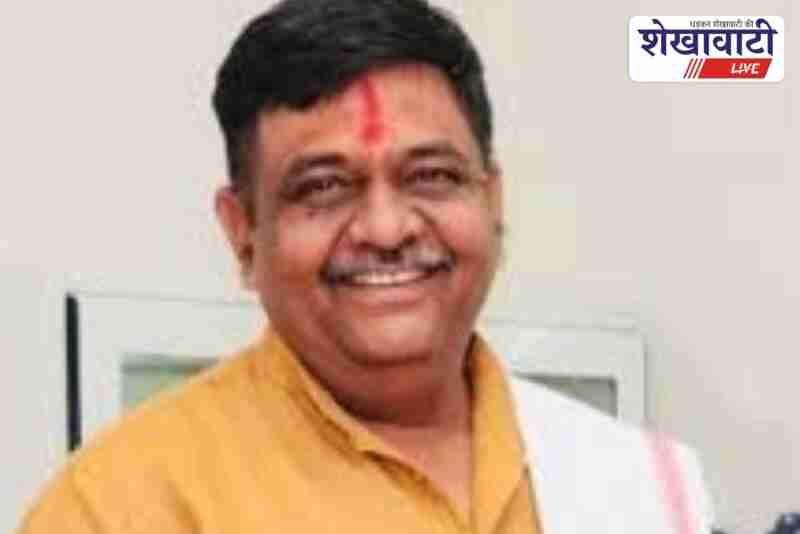 Minister Sanjay Sharma inspects flood damage in Sikar district