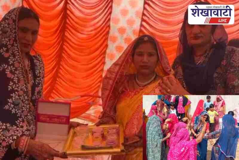 Transgender Mahant Sunita filling Chuuchak with dignity in Taranagar, Churu – social service example