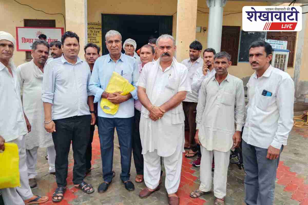 Farmers protest in Ratangarh against smart meters and land issues
