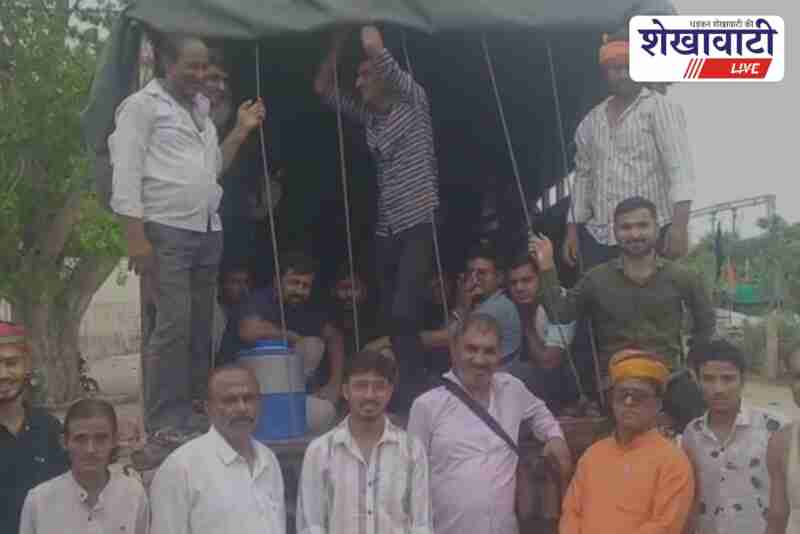 Kawad yatra team from Rajaldesar leaves for Lohargal