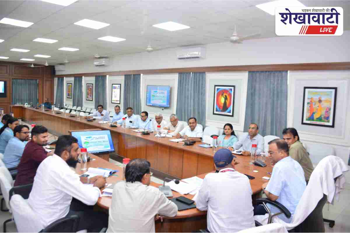 Sikar administration reviews water conservation progress under Jal Shakti Abhiyan