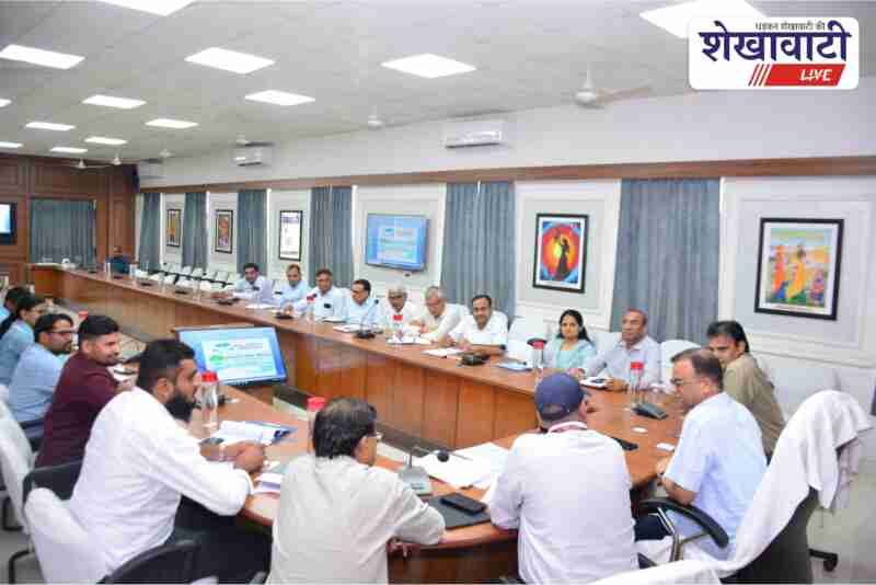 Sikar administration reviews water conservation progress under Jal Shakti Abhiyan