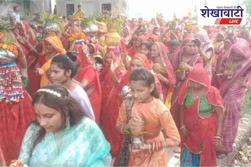 Navgrah Shani Temple idol installation ceremony held in Losal town