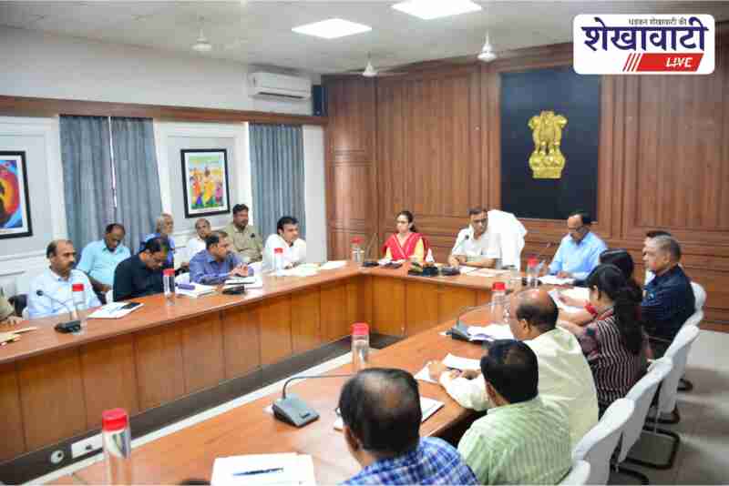 District collector chairs review meeting on portal issues in Sikar