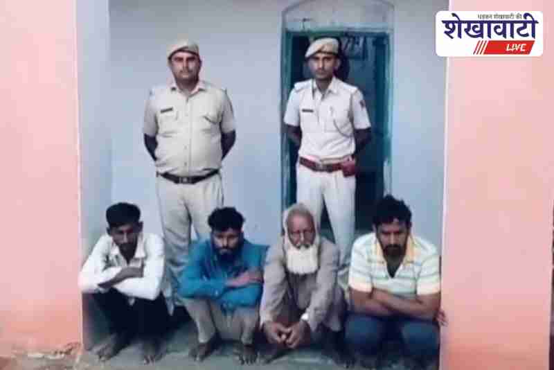Churu police arrests 4 in Sahwa transformer and electric cable theft case using CCTV footage