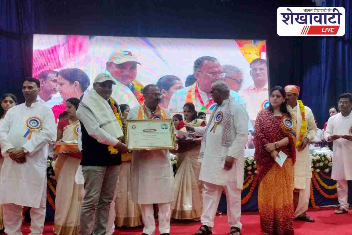 Dr Moolchand from Churu honoured with Sanskrit Sadhana Samman 2025