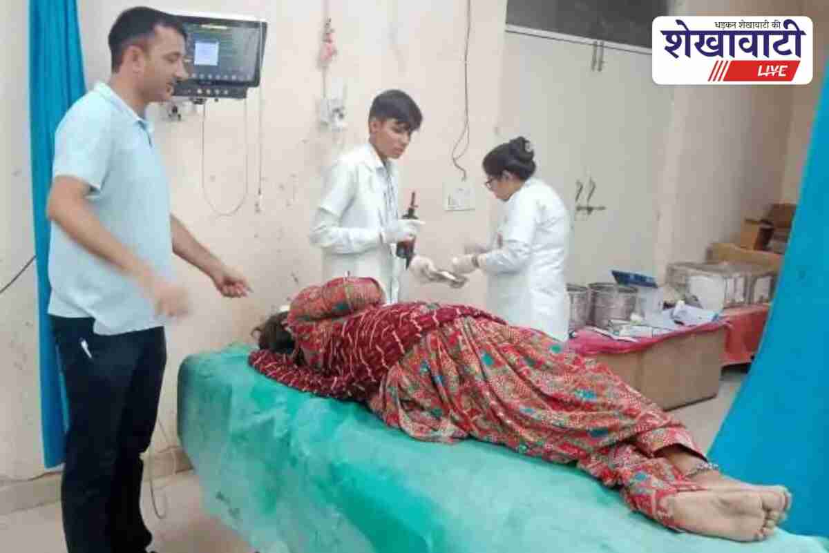 Drunk husband injures wife in Churu, admitted to DB hospital