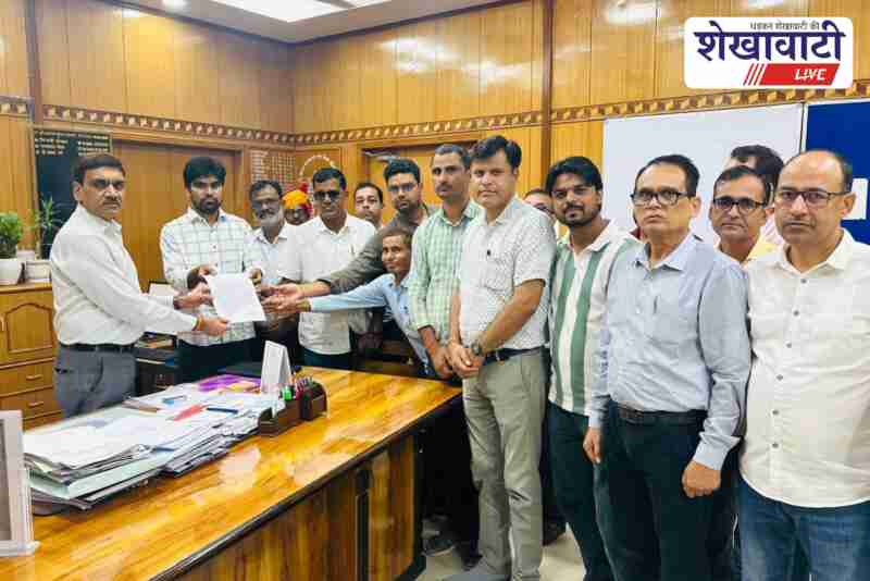 Revenue employees protest in Jhunjhunu after tehsil office attack
