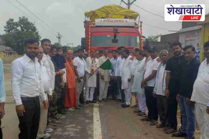 Devotees from Mandrela depart with grand bhandara for Baba Ramdevra