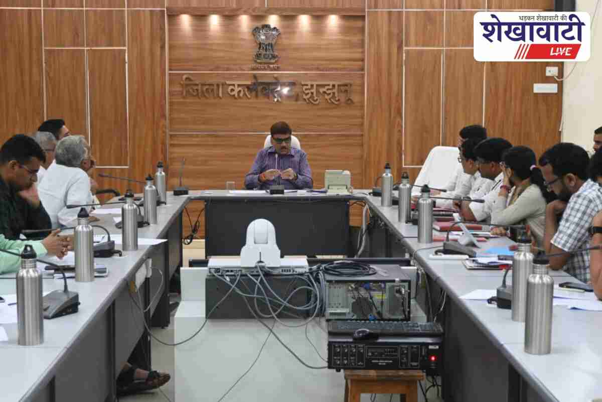 Jhunjhunu collector reviews industrial policies and land encroachment issues