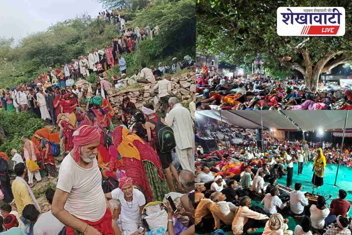 Devotees in Sikar Jhunjhunu join Malaketu Baba 24 Kos Parikrama