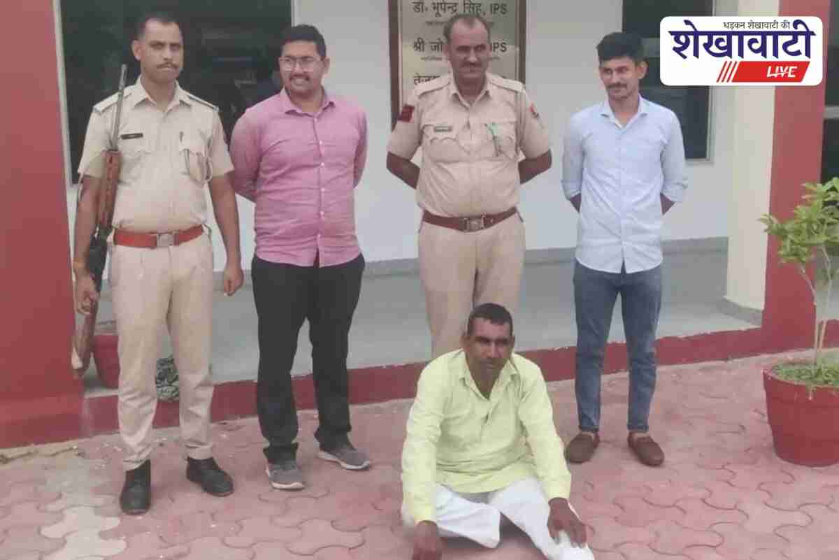 Rajgarh police and AGTF arrest fugitive murder accused Jaisingh Swami