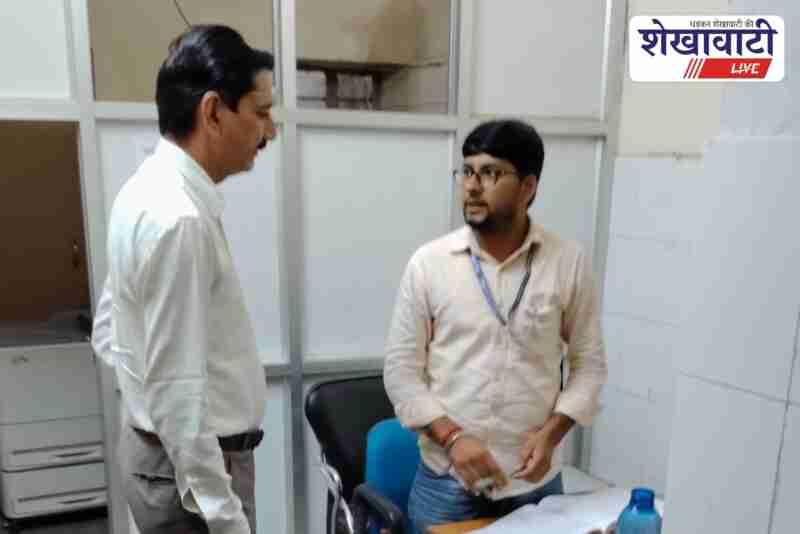 SDO inspects Shrimadhopur CHC health facilities and staff arrangements