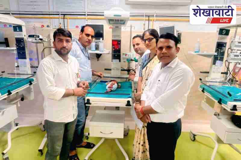 Abandoned newborn rescued in Khatu, named Swatantra by committee