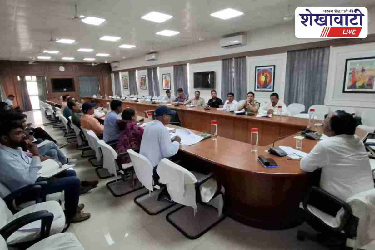 Sikar ADM chairs district road safety meeting on overspeeding control