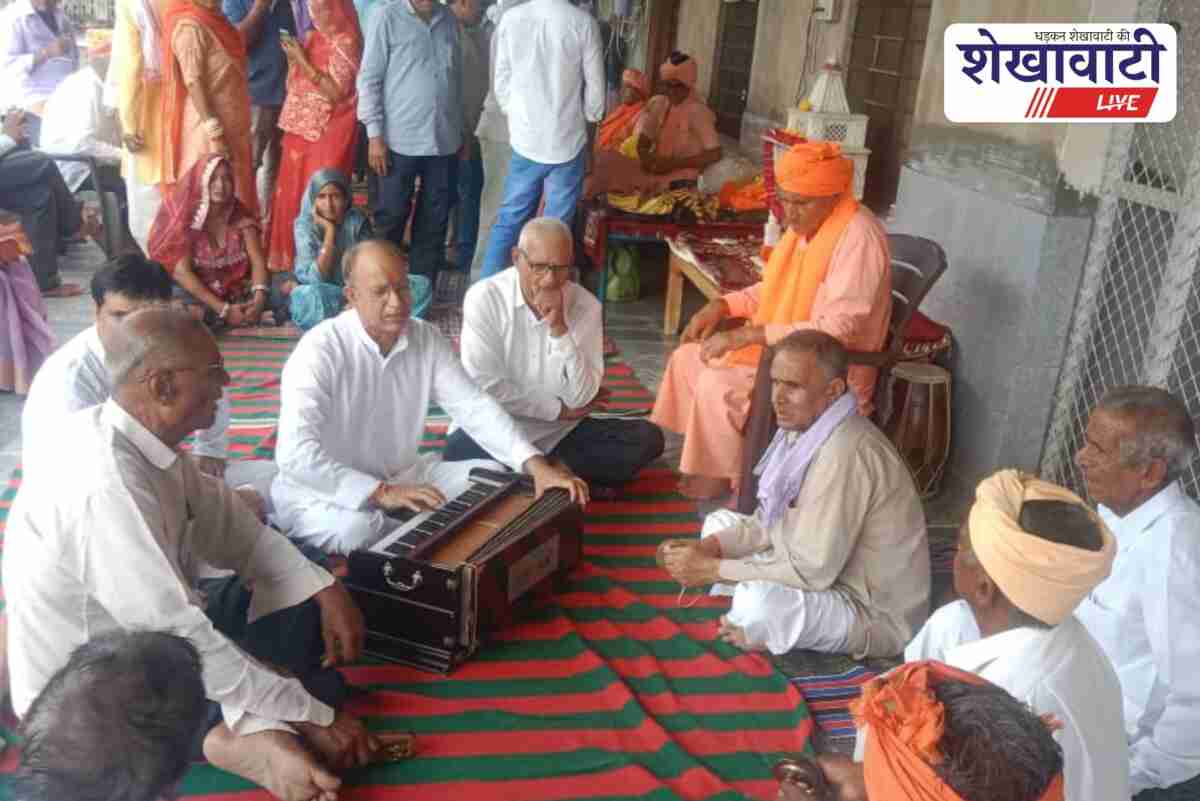 Devotees attend bhandara at Udaipurwati Shiv temple on Jivan Nath Maharaj anniversary
