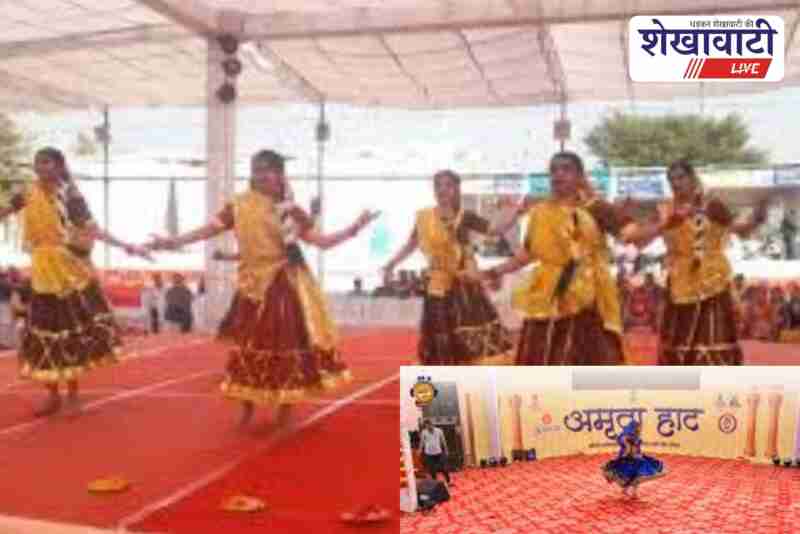 Women entrepreneurs showcase handmade products at Amrita Haat in Sikar