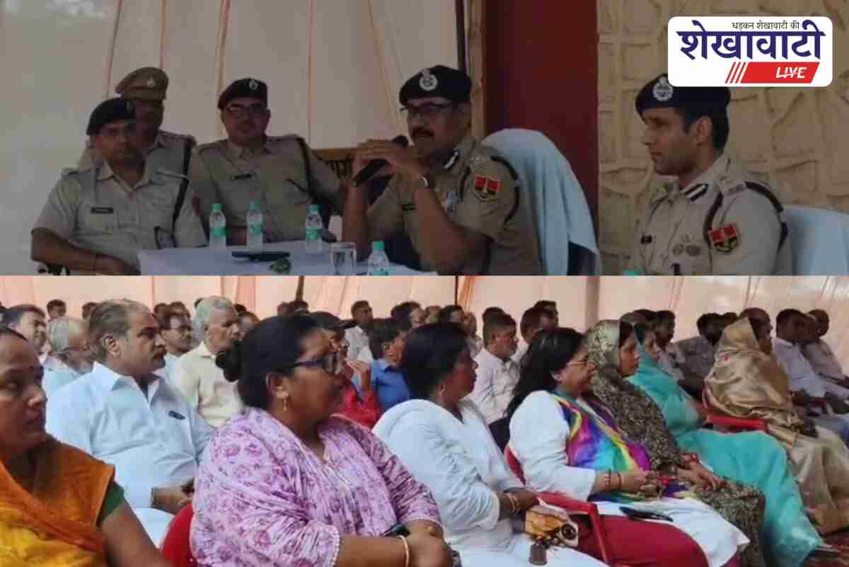 IG Hemant Sharma listens to public issues in Ratangarh