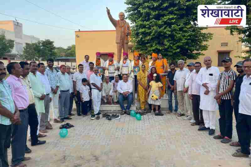 AJAK organization honors promoted doctors at Ambedkar Bhawan Jhunjhunu