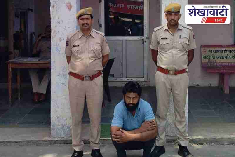 Jhunjhunu Babai police arrest man with 40 bottles of liquor